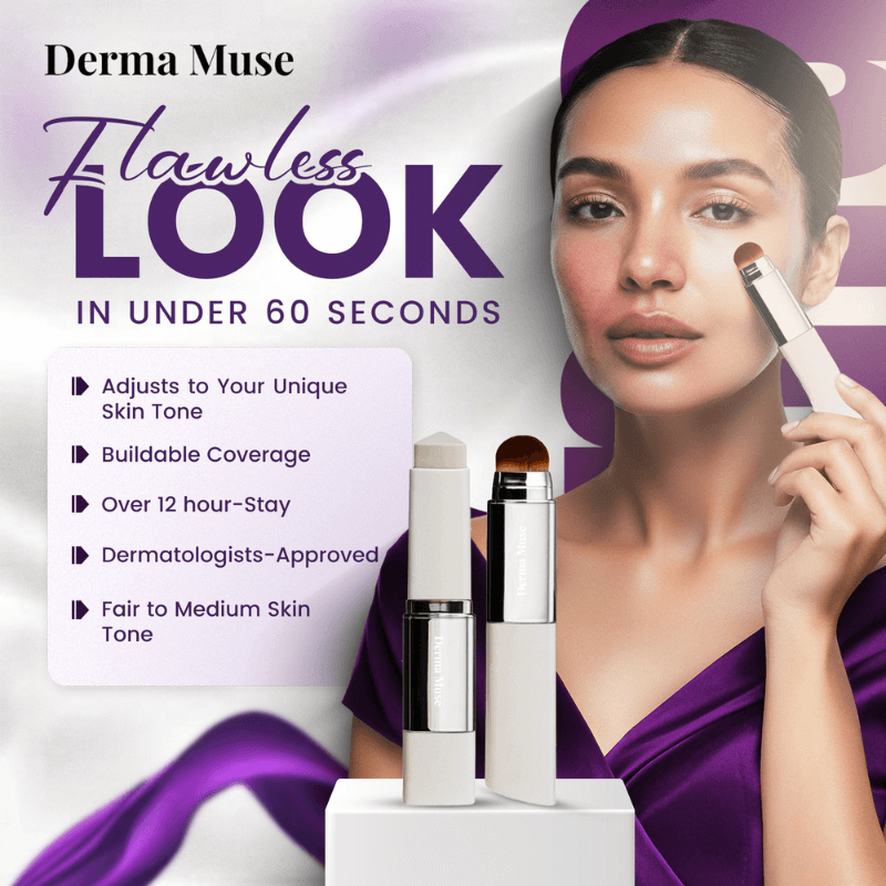 Derma Muse® Korean Color-Changing Foundation Stick